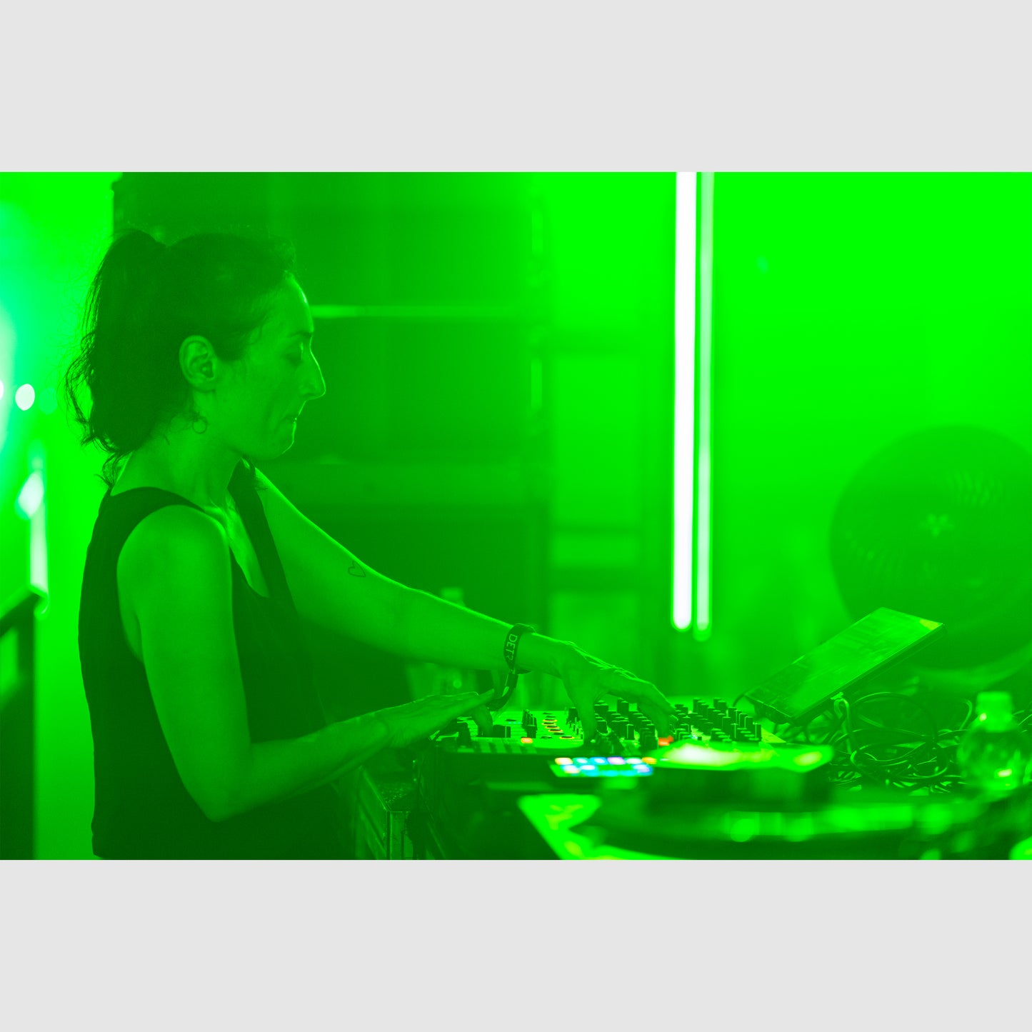 Green Beatz - Vannopics, Abstract, Detroit, Horizontal, Night, Portrait