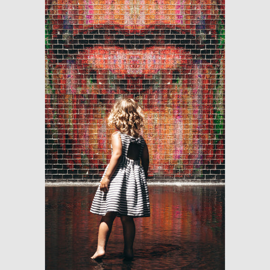 The Fight - Vannopics, Chicago, Crown Fountain, Day, Portrait, Vertical