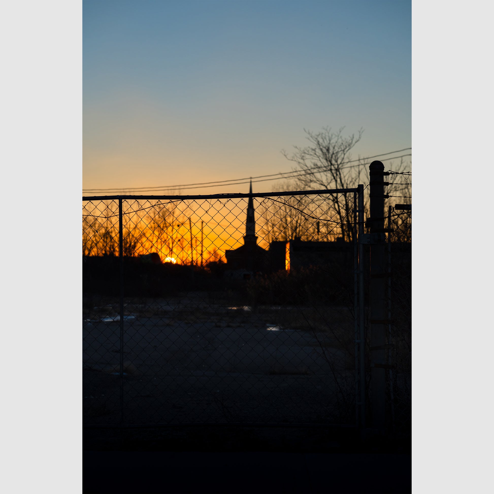 Gates of Hope - Vannopics, Detroit, Night, Vertical